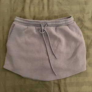 Always Light Gray Skirt with Drawstring